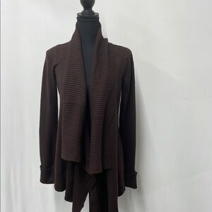 INC International Concepts Elegant Brown Women's Sweater, silk blend, size Large